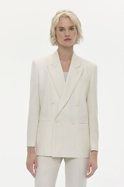 SILVER SURPLICE NECKLINE (CROSS-OVER NECKLINE) JACKET 3