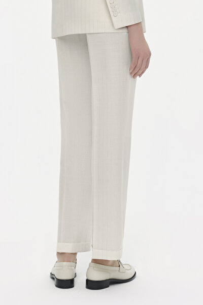 SILVER STRAIGHT CUT TROUSERS 3