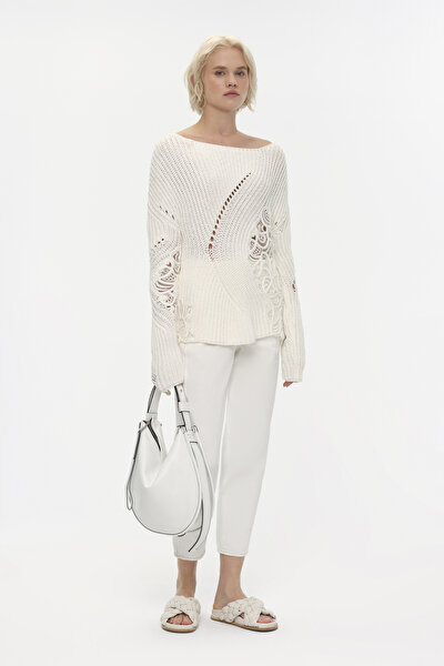 WHITE BOAT NECK JERSEY 3