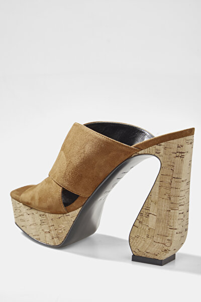 TAN SUEDE SLIPPER 8