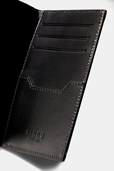 BLACK LEATHER WALLET 4