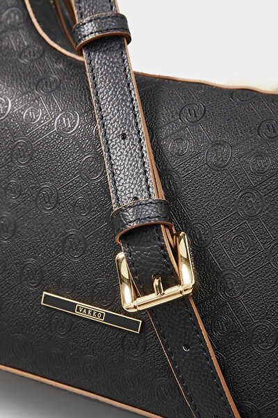 BLACK MONOGRAM BAG 5