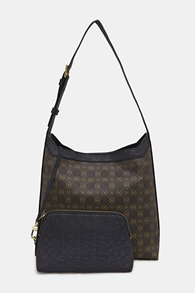 BLACK MONOGRAM BAG 3