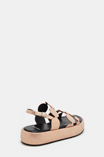 PINK LEATHER SANDALS 3