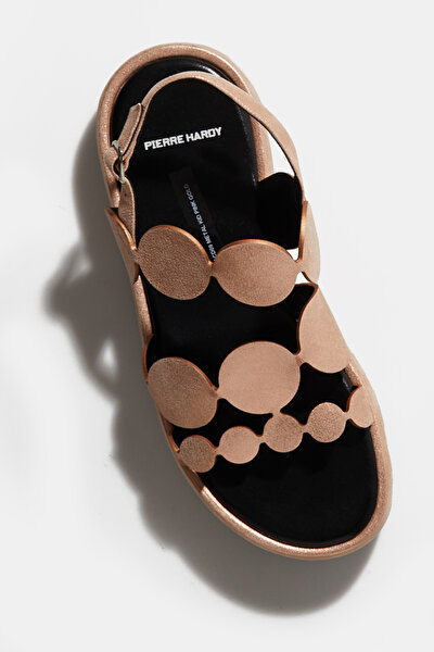 PINK LEATHER SANDALS 4