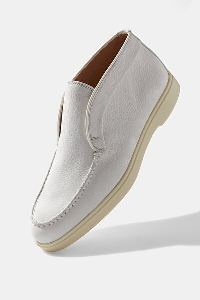 WHITE LEATHER SHOE 5