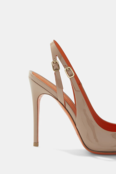 BEIGE PATENT LEATHER SHOE 4