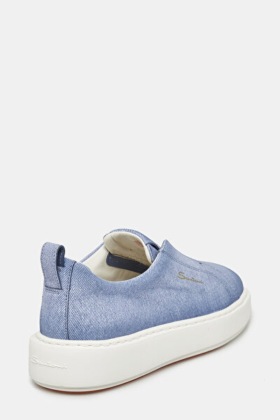 BLUE LEATHER SHOE 3