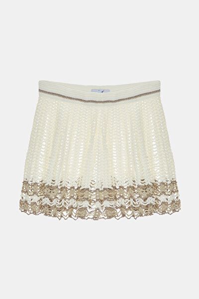 BRONZE KNITTING DESIGN SKIRT 4