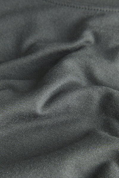GREY BASIC / ROUND NECKLINE LONG SLEEVE TSHIRT 4