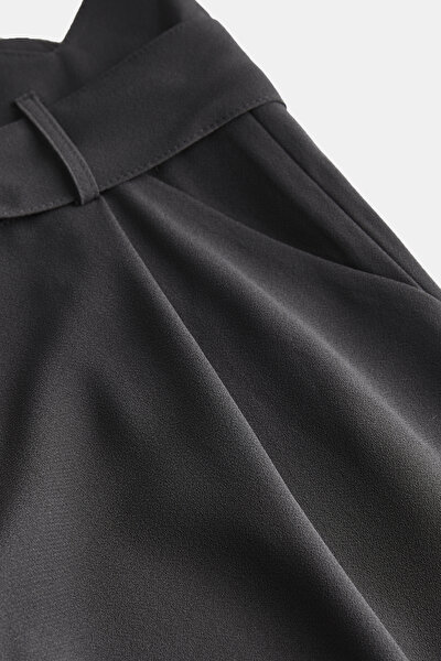 DARK GREY WIDE LEG TROUSERS 5