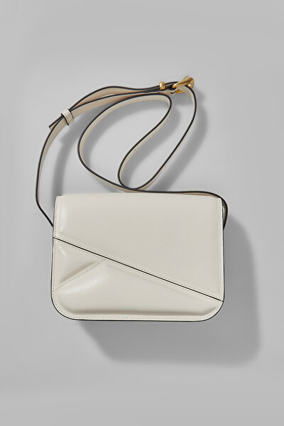 ECRU LEATHER BAG 8