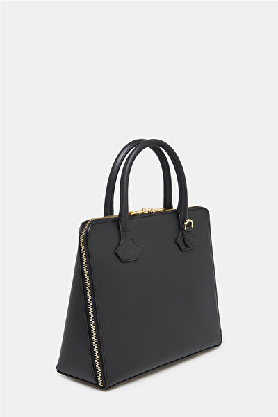BLACK LEATHER BAG 3