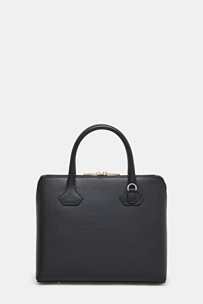 BLACK LEATHER BAG 4