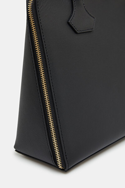 BLACK LEATHER BAG 5