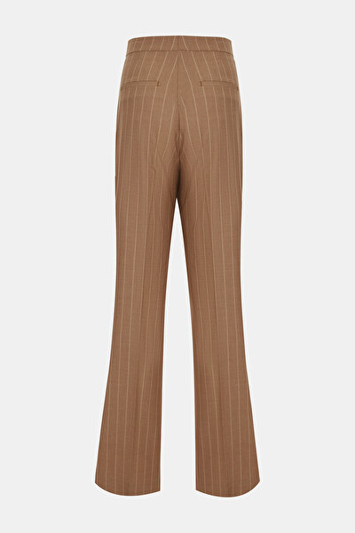BROWN WIDE LEG TROUSERS 5