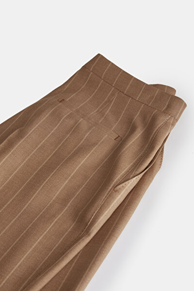 BROWN WIDE LEG TROUSERS 9