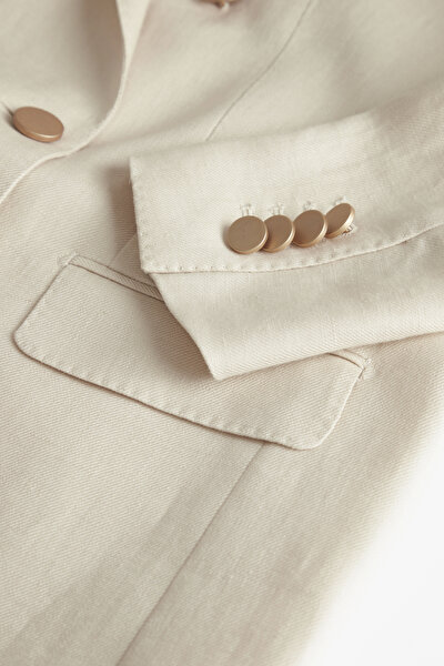 NATURAL SURPLICE NECKLINE (CROSS-OVER NECKLINE) JACKET 9