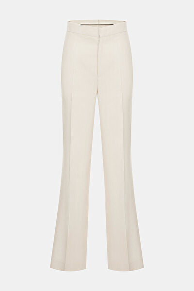 NATURAL STRAIGHT CUT TROUSERS 4