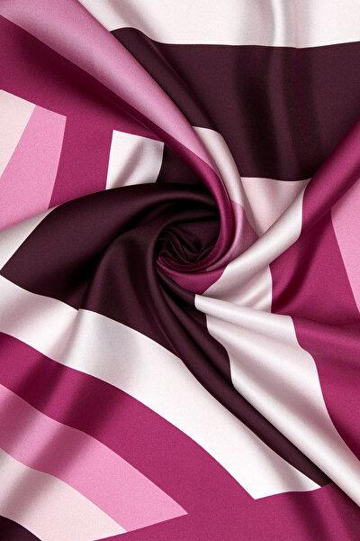 DAMSON GEOMETRIC DESIGN TWILL SCARF 3