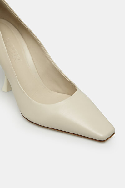 BEIGE LEATHER SHOE 4