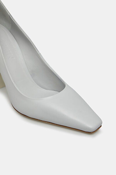 GREY LEATHER SHOES 4