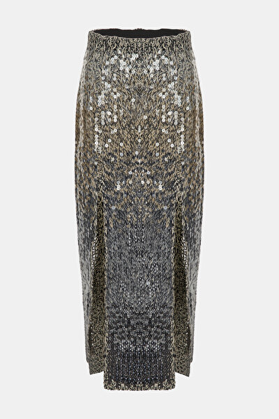 ECRU KNITTING DESIGN SKIRT 4
