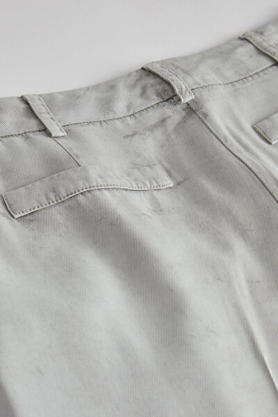 GREY WIDE LEG TROUSERS 8