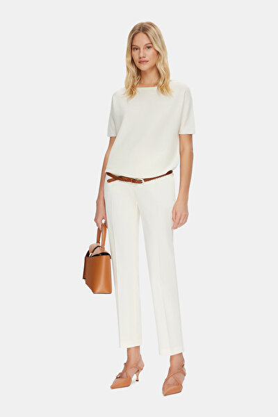 ECRU BOAT NECK JERSEY 3