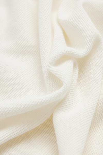 ECRU BOAT NECK JERSEY 8