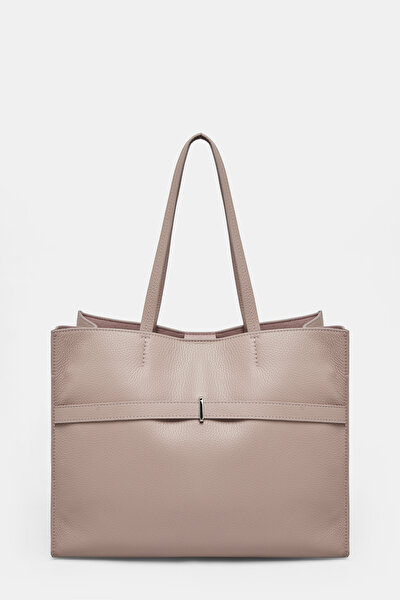 BEIGE LEATHER BAG 3