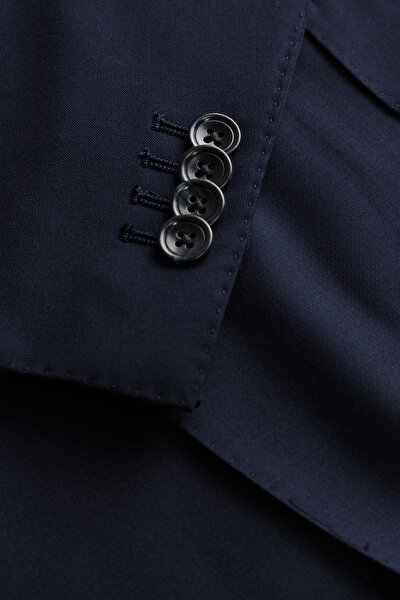 NAVY BLUE WOOL SUIT 10