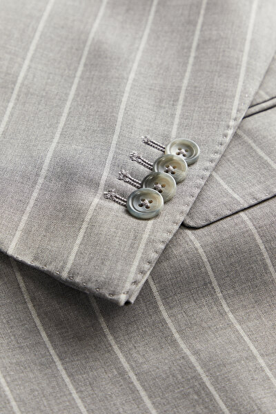 LIGHT GREY WOOL SUIT 10