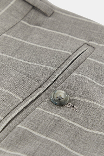 LIGHT GREY WOOL SUIT 13