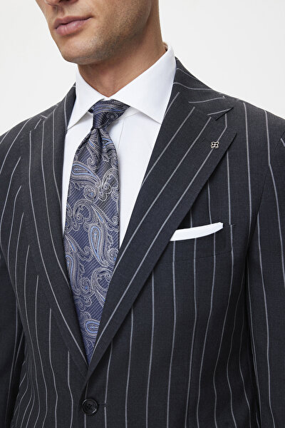 NAVY BLUE WOOL SUIT 3