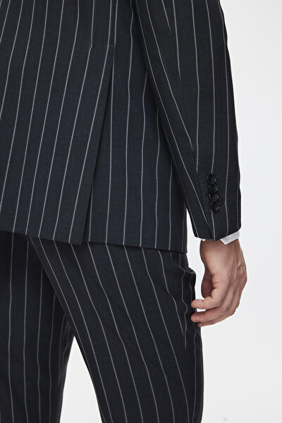 NAVY BLUE WOOL SUIT 4
