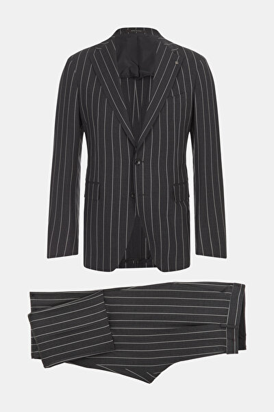 NAVY BLUE WOOL SUIT 5