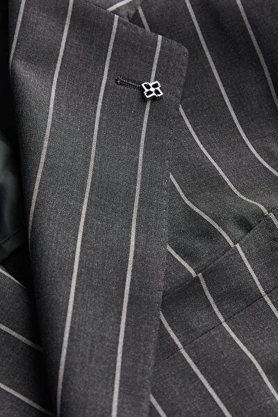NAVY BLUE WOOL SUIT 8