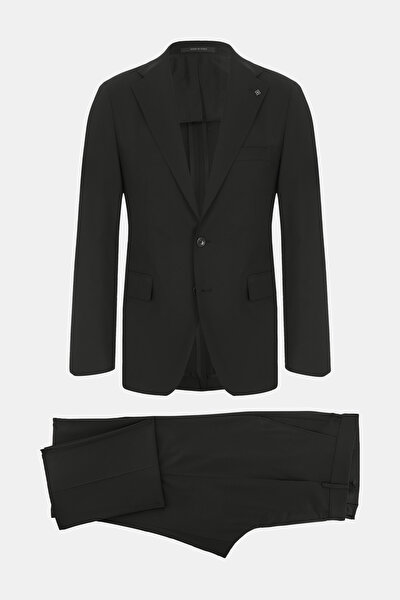 BLACK WOOL SUIT 5