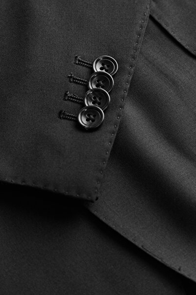 BLACK WOOL SUIT 9