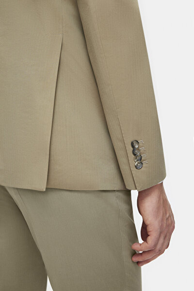BEIGE COTTON/WOOL SUIT 4
