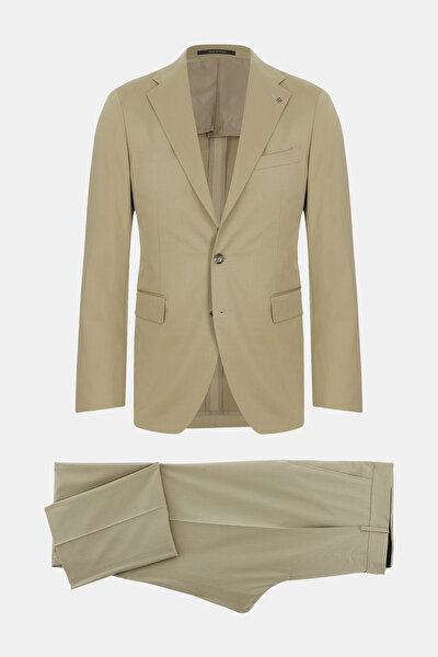 BEIGE COTTON/WOOL SUIT 5