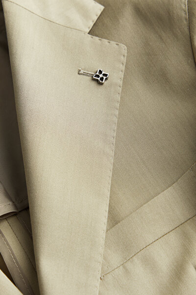 BEIGE COTTON/WOOL SUIT 8