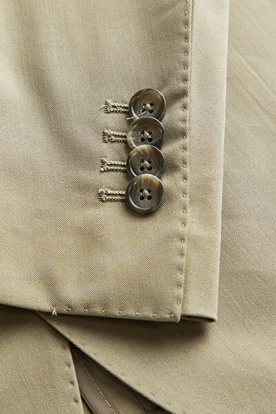 BEIGE COTTON/WOOL SUIT 9