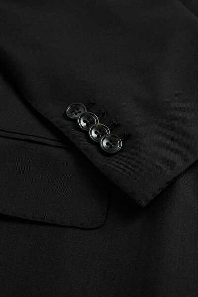BLACK WOOL/SILK SUIT 4