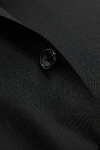 BLACK WOOL/SILK SUIT 5