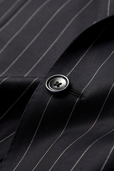 NAVY BLUE WOOL SUIT 5