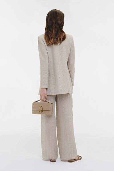NATURAL SURPLICE NECKLINE (CROSS-OVER NECKLINE) JACKET 3