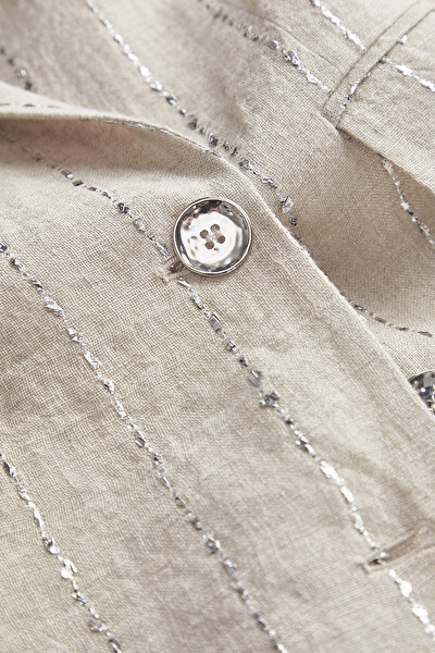 NATURAL SURPLICE NECKLINE (CROSS-OVER NECKLINE) JACKET 9