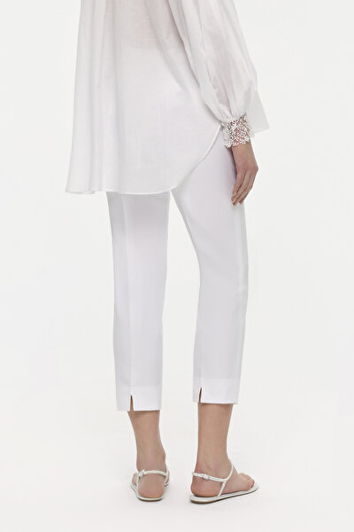 WHITE SKINNY LEG TROUSERS 3